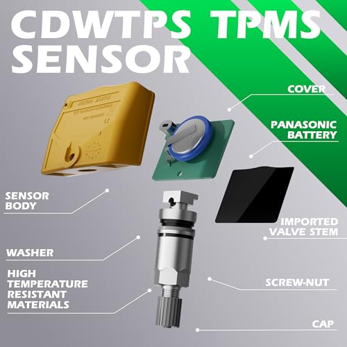 TPMS Sensor for Nissan,315Mhz Tire Pressure Monitor Sensor Set of 4