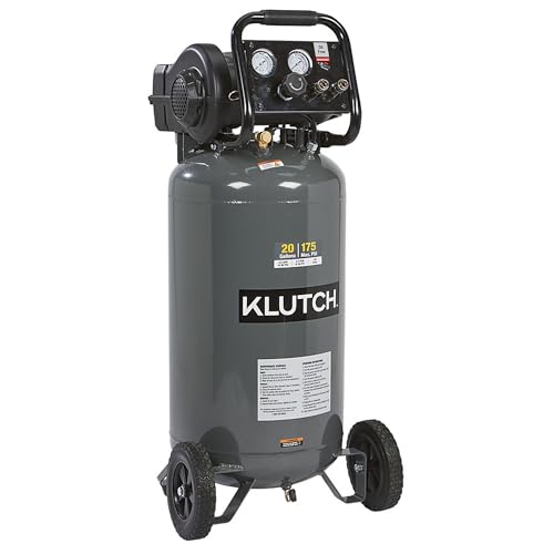 Klutch 20-Gallon Air Compressor, 2 HP, 120V, 175 PSI, 4.2 SCFM at 90 PSI - size: 20 Gallon