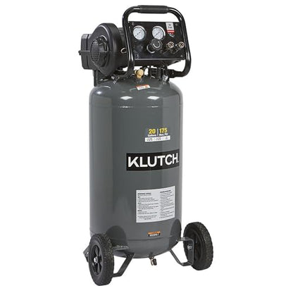 Klutch 20-Gallon Air Compressor, 2 HP, 120V, 175 PSI, 4.2 SCFM at 90 PSI - size: 20 Gallon