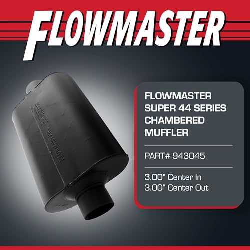 Flowmaster Super 44 Series Chambered Muffler – 3.00" Center In/Center Out - color: Center In / Center Out