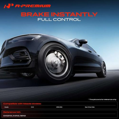A-Premium Rear Left Driver Disc Brake Caliper with Bracket