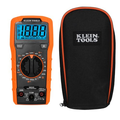 Klein Tools 80196 Digital Multimeter Kit with Case Set - size: Manual-Ranging with Case