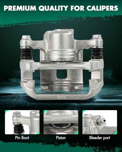 SCITOO Rear Right Brake Caliper With Bracket 19B2978 - size: Rear Passenger[19B2978]