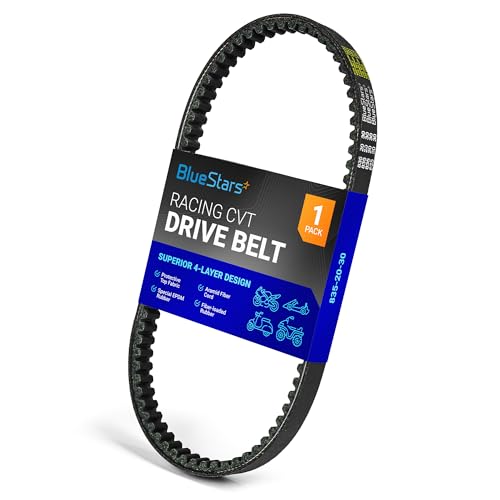 BlueStars 835-20-30 CVT Drive Belt - Fits GY6 150cc 152QMI 157QMJ Engine - size: 835-20-30