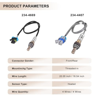 Oxygen O2 Sensor Upstream Downstream for Chevy Silverado Suburban 03-04