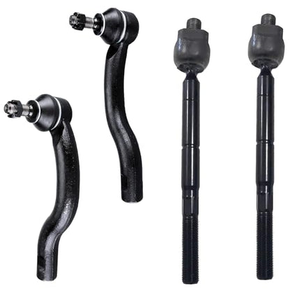 4PC Front Outer and Inner Tie Rod Ends FITS for Toyota RAV4 2006-2018 - size: 4p for RAV4 06-18
