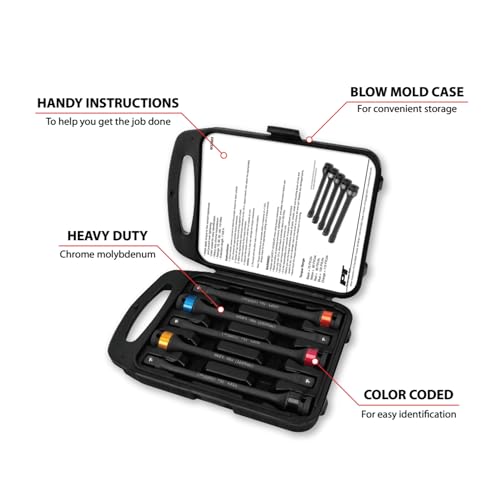 Performance Tool W32903 5-Piece Torque Limiting Extension Set - style: 5-Piece Torque Limiting Extension Set