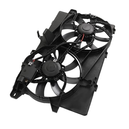 Dual Radiator Cooling Fan Assembly Compatible with 2007-2015 Ford Edge
