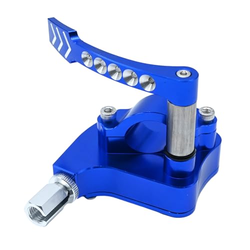 EATAKWARD Universal Billet CNC 7/8 inch ATV Throttle Lever Thumb Controller Thumb Throttle Replacement for Yamaha Raptor 350 660 700 HD TRX 400EX Replacement for Suzuki LTR450 250 500 LTZ400 250 etc - color: Blue//