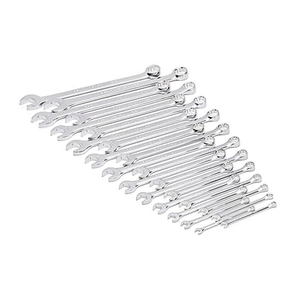 GEARWRENCH 24 Piece 12 Point Long Pattern Combination Metric Wrench Set in Foam Storage Tray - GWMSCWL12MM - style: Combination Wrenches