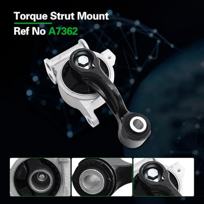 Engine Motor Transmission Mount Kit Compatible with Altima 2007-2012 - size: A4355HY A4356HY A7362 A4365HY A7363 A7361