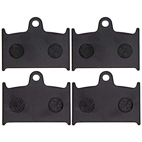 NICHE Front Rear Brake Pad for Triumph T2020393 T2020245 T2020692 Organic - size: Organic