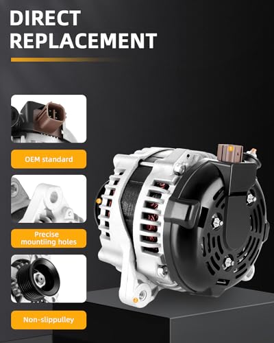 OCPTY Alternator for Toyota for Camry 2004-2006,for Highlander 2004-2007 - size: 100AMP, style: for Toyota Camry 04-06,for Highlander 04-07