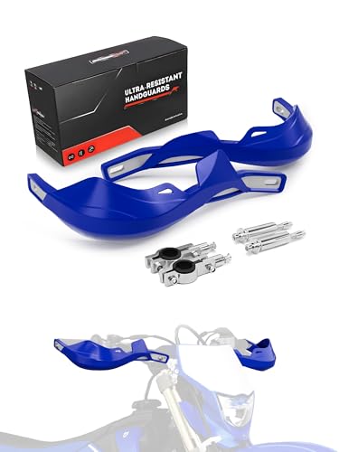 JFG RACING Dirt Bike Handguards Universal for 7/8" and 1 1/8" Handle Bar - color: blue