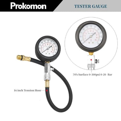 11pcs Professional Engine Compression Tester Kit