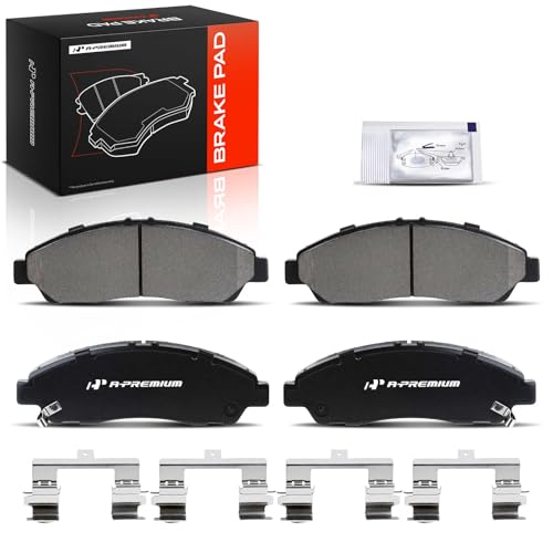 A-Premium Front Ceramic Brake Pads Compatible with Honda & Acura - style: Front - P1280