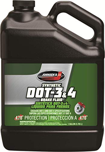 Johnsen's 5034 Premium Synthetic DOT-4 Brake Fluid - 1 Gallon - size: 1 Gallon
