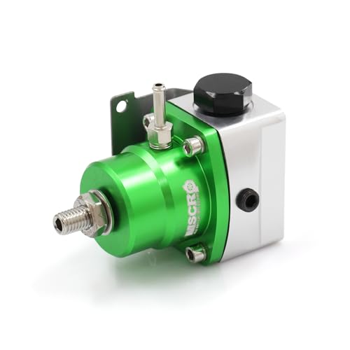 Universal EFI Fuel Pressure Regulator Kit with 0-160psi Fuel Pressure Gauge - color: GREEN