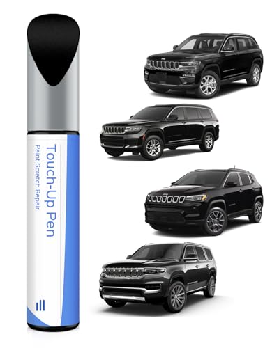 PX8/DX8 Black Crystal Touch Up Paint Compatible with Jeep Exact Match Chips and Nicks Touch Up - color: Black Crystal(PX8/DX8) Compatible with Cherokee/Commander/Compass/Grand Cherokee/Liberty/Patriot/Renegade/Wrangler-JK/Wrangler-JK-Unlimited