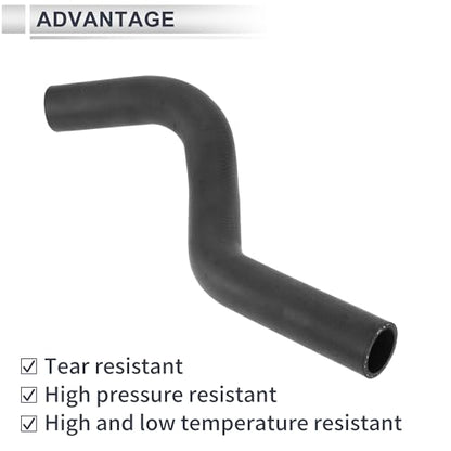 Upper Radiator Coolant Hose for Honda Accord 2.3L 1998-2002 Good Sealing Water Hose Pipe No.19501PAAA00 Rubber 1 Pc