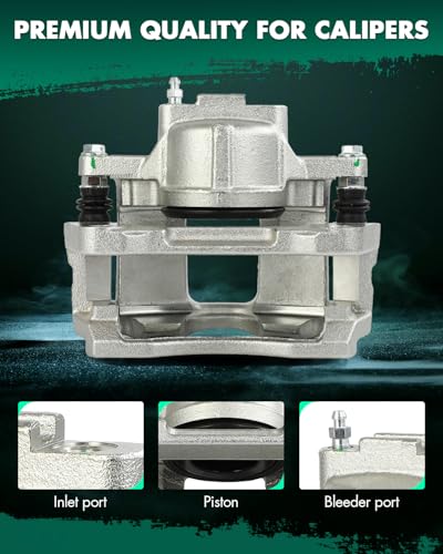 SCITOO Front Left & Right Disc Brake Calipers With Bracket 18B5484 18B5485 - size: Front[18B5484 & 18B5485]