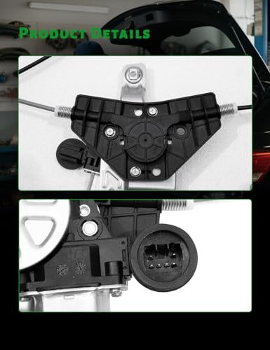 Front Passenger Side Power Window Regulator with Motor - size: 751-981
