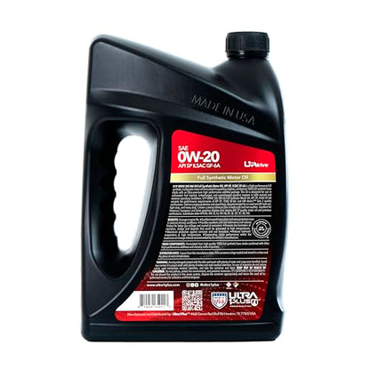 SAE 0W-20 Full Synthetic Motor Oil API SP ILSAC GF-6A 2 Gallons - size: 2 Gallon Pack