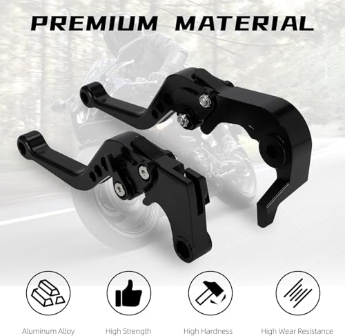 Motorcycle Brake Clutch Levers for R7 22-25-Black