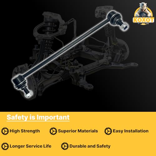 2Pcs K750168 K750169 Front Sway End Link Compatible with Kia 2006-2014 Sedona, Front Stabilizer Bar End Link Kits for Hyundai 2007-2010 Entourage (# 548304D000 548404D000 MS90829 GS90828) - size: K750168 K750169