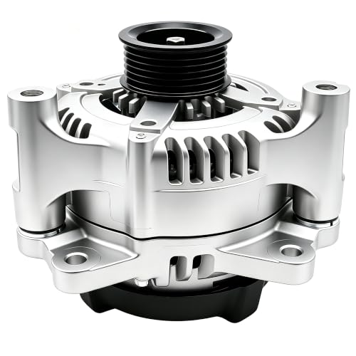 11584N Alternator Compatible with Jeep Wrangler 2012 2013 2014 2015 2016 2017 2018, Wrangler JK 2018, 3.6L, 12V 160A CCW 6-Groove Pulley, Replace# 421000-0810, 68078950AA, 90-29-5783 - size: 11584N