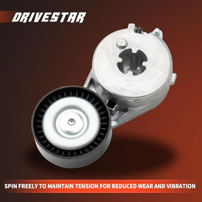 39122 Belt Tensioner Assembly w/Pulley for Audi A4 A5 2.0L Turbo - size: 39122