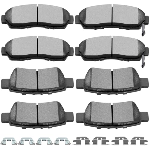 SCITOO Ceramic Brake Pad Front Rear Disc Set For Honda For Odyssey 2005-10 - size: Front D1089 & Rear D1088