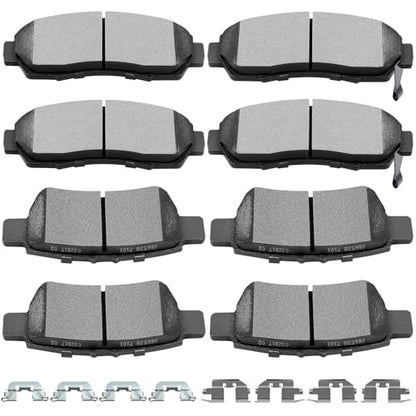 SCITOO Ceramic Brake Pad Front Rear Disc Set For Honda For Odyssey 2005-10 - size: Front D1089 & Rear D1088
