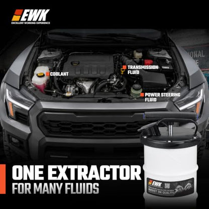 EWK 6.5L Manual Oil Extractor Pump for Cars Boats and Small Engines - size: 6.5L