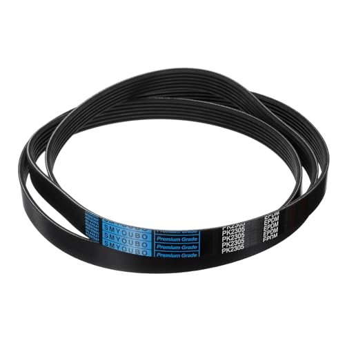 uxcell 6K907/6PK2305 Serpentine Belt 6 Ribs 2305mm Length x 21mm Width x 5mm Height, EPDM Poly V Belt, Multi Wedge Micro V Belt for Vehicle - size: 6PK2305