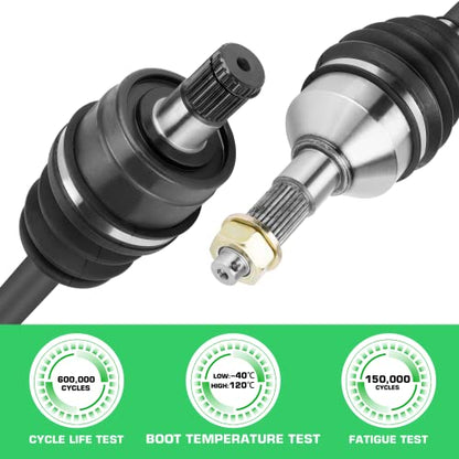 Youxmoto CV Axle Front Right Fit for Kawasaki Teryx 800/4 800 2014 2015 2016 2017 2018 2019 2020 2021 2022 2023, Teryx 4 750-12-13, 4340 Chromoly Steel Drive Half Shaft, For 59266-0048 59266-0708 - size: 1*Front Right Axle