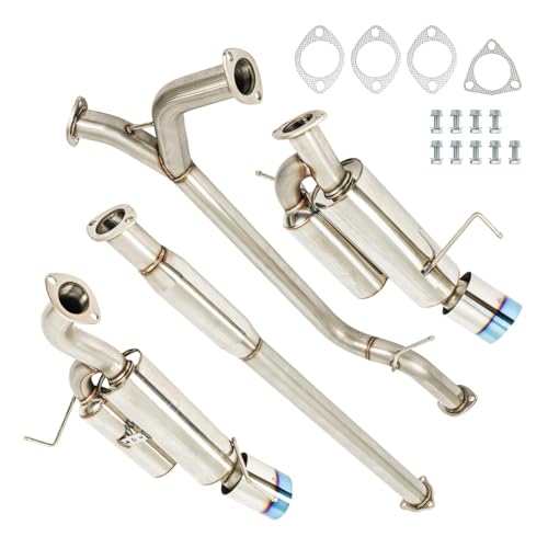 KAX Cat Back Exhaust System Compatible with 2004-2008 Acura TSX - size: 2004-2008 Acura TSX
