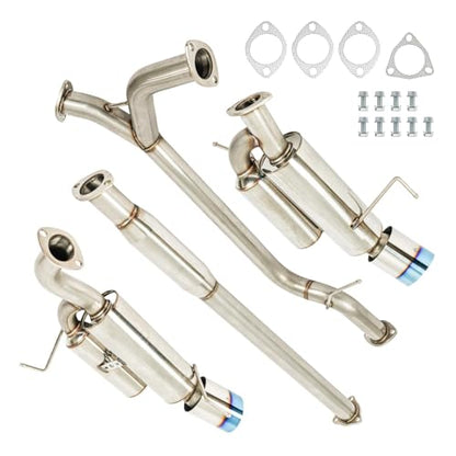 KAX Cat Back Exhaust System Compatible with 2004-2008 Acura TSX - size: 2004-2008 Acura TSX