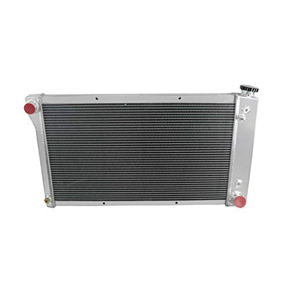 ECMRAD 3 Row Aluminum Radiator Compatible with Chevy K5 Blazer C10 C20 C30 1969-1972 1970 1971 5.0L 5.7L V8 350 307 Performance Engine Cooling