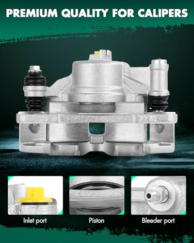 SCITOO 2PCS 19B1380 19B1379 Front Driver & Passenger Side Brake Calipers - size: Front[19B1380 & 19B1379]