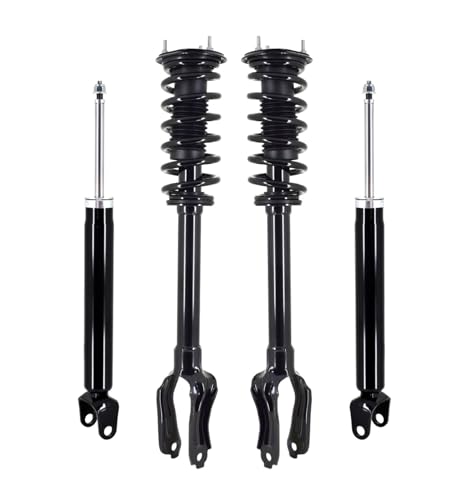 PM Auto Front-Rear Quick Complete Strut-Shock Compatible With 2011-2015 Jeep Grand Cherokee RWD