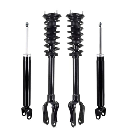 PM Auto Front-Rear Quick Complete Strut-Shock Compatible With 2011-2015 Jeep Grand Cherokee RWD