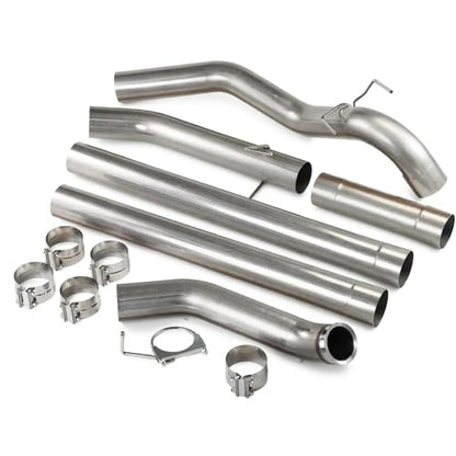 Stainless Steel Exhaust Pipes for 2011-2018 Dodge Ram 3500 4500 5500 6.7L 5" Cummins Diesel - size: for 2011-2018 Ram 3500 4500 5500