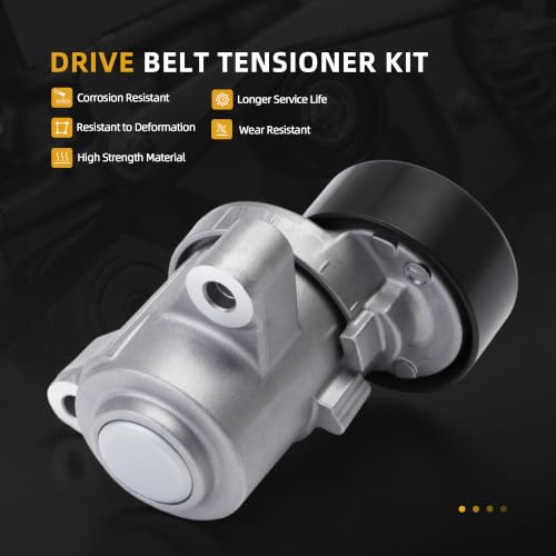 Serpentine Belt with Tensioner Kit #39370 APV3475 GTA1256 - size: 2012-2022 for Outlander Sport/RVR