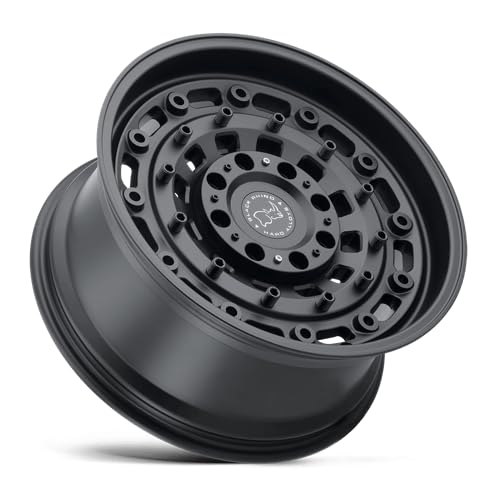 Black Rhino Hard Alloys ARSENAL 16X8 6X5.5 4.11-10mm TEXTURED MATTE BLACK - 1680ARS-06140M12 - color: TEXTURED MATTE BLACK, size: 16X8, 6X5.5, 4.11, -10mm