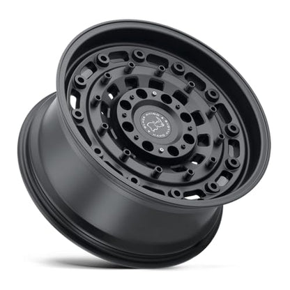 Black Rhino Hard Alloys ARSENAL 16X8 6X5.5 4.11-10mm TEXTURED MATTE BLACK - 1680ARS-06140M12 - color: TEXTURED MATTE BLACK, size: 16X8, 6X5.5, 4.11, -10mm