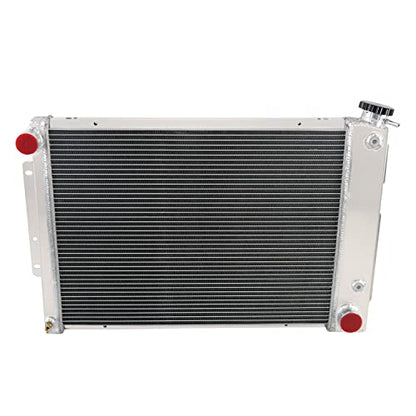 ALLOYWORKS 3 Row All Aluminum Radiator+16" Fan Shroud+Thermostat For 1967-1969 Chevy Camaro/Pontiac Firebird V8
