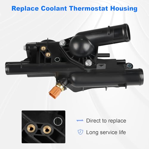 256002G600 Coolant Thermostat Housing Compatible with 08-10 Hyundai Sonata