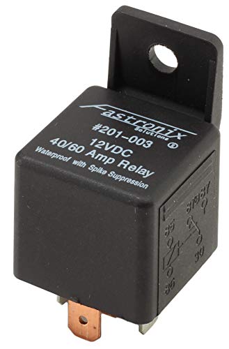 Fastronix High Current 40/60A Relay Panel with Interlocking Sockets - size: 4 Relay and Socket Panel