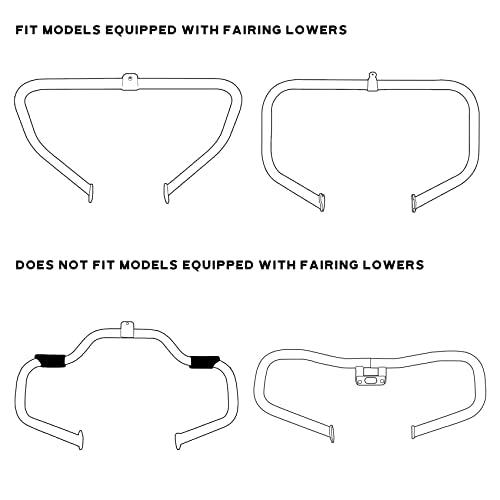 TCT-MOTORPARTS ABS Lower Vented Leg Fairings Glove Box Fits for Harley Touring Road King, Street Glide, Electra Glide, Ultra-Classic 1983-2013 - color: Chrome